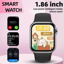 1pc 1.83-Inch Full Touch Screen Smart Watch, Unisex, Supports Wireless Calling, Message Notifications, Calorie And Distance Tracking, Multiple Sports Modes, Remote Camera, Music Control, Silicone Strap, Compatible With Android/IOS, Perfect Holiday Gift - Multicolor - View 20