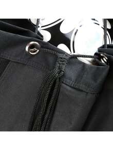 1pc Large Capacity One Shoulder Ball Bag, Thickened & Enlarged Sports Ball Storage Mesh Bag - Black - View 4