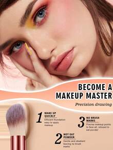 Bộ cọ trang điểm 43 món màu đỏ tía kèm bông mút trang điểm, bông phấn, băng đô nơ, băng đeo cổ tay, dụng cụ Gua Sha và bát vệ sinh, lông cọ tổng hợp siêu mềm mại dùng cho kem nền, phấn mắt và má hồng, bộ dụng cụ trang điểm chuyên nghiệp và thân thiện với người mới bắt đầu. - Màu Đỏ Sâu - Xem 4