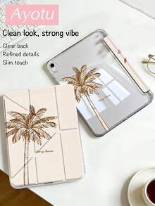 Ayotu 椰树图案女巫Y型支架翻盖保护套，兼容iPad A16、iPad Air 8(M4)2026（11英寸）/2026（13英寸）、iPad Pro 13 12.9英寸/11英寸、iPad Air 11英寸/13英寸、iPad mini、iPad Air 11英寸保护套、Kindle（第11代，2024年发布）、Kindle Paperwhite（第12代，2024年发布） - 彩色 - 查看 3