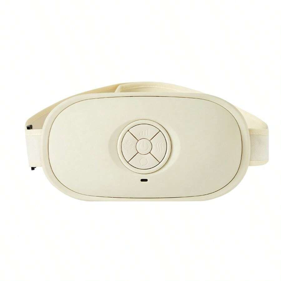 Automatic Abdominal Massager With 3 Adjustable Speeds, Heating Function, Bidirectional Rotation, Automatic Reverse Function, And 10-Minute Timer. Suitable For Waist, Abdomen, Back, Neck, And Legs. Ideal For Home And Office Use. - White - View 1
