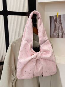 Fashionable Large Tote Bag For Women, New Design Shoulder Bag, Chic Handbag - Pink - View 9