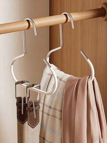 4/1pc Metal Storage Hook Rack, Can Hang Belts, Hats, Bras, Ties, Scarves, Etc., Suitable For Dorm Closets, Home, Hotel, Portable Travel Hook - Multicolor - View 5