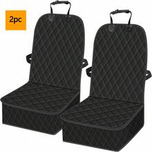 Front Seat Cover / Pet Car Seat Protector / Foldable & Easy To Clean / Convenient Storage / Suitable For Cars, Trucks And SUVs Front Seat Universal Size - Black - View 1