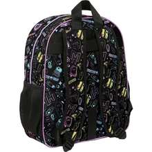 Safta Monster High 大型 Monster High Compact Evolution 兒童拉桿背包，帶可拆卸可清洗內襯，可透過拉鍊連接到拉桿箱，配有頂部提手和身份標籤，均碼 - 免費送貨 ✅ 西班牙大陸 24/48 小時送達 - 選項 4 - 查看 3