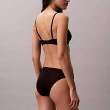 Calvin Klein Perfectly Fit Ultralight Bikini QF8573  Thongs For Women Underwear - Black - View 3