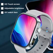New Full Touch Screen High Definition Fashion Smart Watch, Wireless Calling Function, Compatible With Android And IOS Phones, Perfect Gift For Women - Multicolor - View 6
