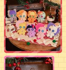 Hasbro 我的小马驹炉边温暖之夜毛绒挂件盲盒 4.72英寸 生日礼物 & 母亲节礼物 | 单件装（随机发货） - 紫色 - 查看 4