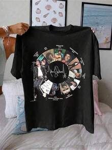 Camiseta versátilJackson Glove Graphic-Shirt Vintage 90s Tee,Camiseta con temática de fútbol,Ideal para el verano de chicos adolescentes,Estilo unisex apto para todas las estaciones,Disponible en tallas para adultos y niños,Top de verano para mujer,Tallas disponibles tanto para adultos como para niños - Negro - Ver 6