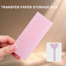 2pcs Nail Foils Gradient Transfer Foil Storage Box Nail Art Stickers Stripe & Floral Manicure Decals Nails Case - Multicolor - View 6