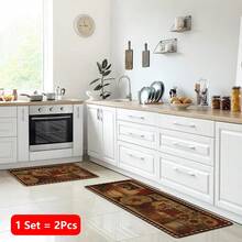 1pc Home Decor, Rooster Pattern Printed Linen Kitchen Rug, Carpet, Mat, Bathroom Mat, Doormat, 3D Printed Rectangle, Suitable For Living Room, Bedroom, Hallway, Bathroom, Laundry Room - Polyester Carpet, For Indoor And Outdoor Home Decor - Multicolor - View 14