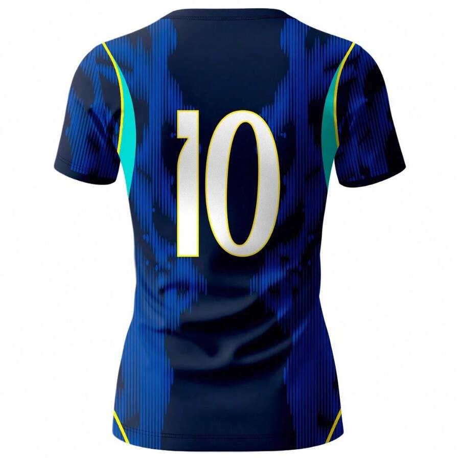 Brazil Women's Blue And Black National Team Jersey - Take Advantage Of This Great ! - ĐEN XANH - Xem 1