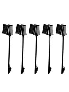 2pcs Edge Control Brushes, Suitable For Hair Edge And Eyebrow Styling In Women,Special For Real Hair Wigs - Multicolor - View 13