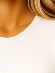 Women's Blouses Gift Short Sleeve T-Shirt With Pencil Print, Round Neck, Women's T-Shirts, Graphic Blouses For Women Softeurmuse - 白色的 - 查看 5