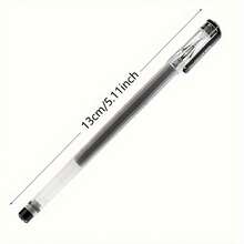 3pcs/Pack Large Capacity Diamond Pattern Plastic Needle Tube Neutral Pens, 0.5mm Carbon Ink, Student Exam Use, Back To School Stationery, High-Quality Gift - Sets - View 8