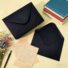 Minimalist Retro Kraft Paper Envelopes, Blank Greeting Cards, Invitations, Holiday Postcards - Rectangle - View 4