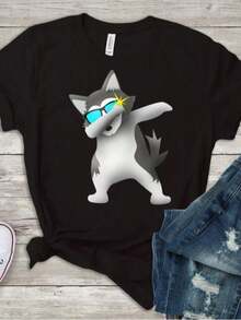 I Can't Be Responsible For What My Face Does When You Talk, Funny T-Shirt, Cool Summer Clothes For Women - 黑色 10 - 查看 6