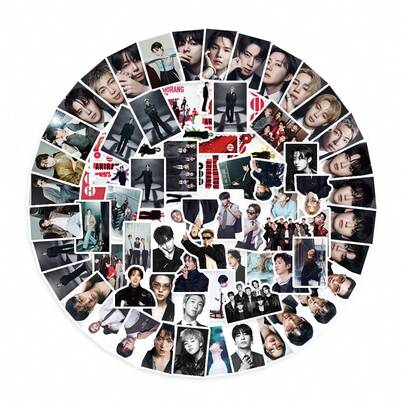 101pcs K-POP BT5 ARIRANG Album Themed Stickers,RM, Jin, , J-Hope, Jimin, V, Fan Support Merchandise Stickers, Various Irregular-Shaped Themed Stickers. They Can Decorate ARMY's Idol Collection Albums And Beautifully Personalize Your Photocard Binders. Perfect Decorative Stickers, Essential Fan Merchandise For Concerts And Fan Meetings.