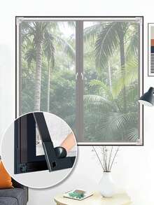 2026 Customizable Size Magnetic Insect Screen, Self-Adhesive Invisible Mosquito Net, Magnetic Home Use - Magnetic Window Screen - View 10