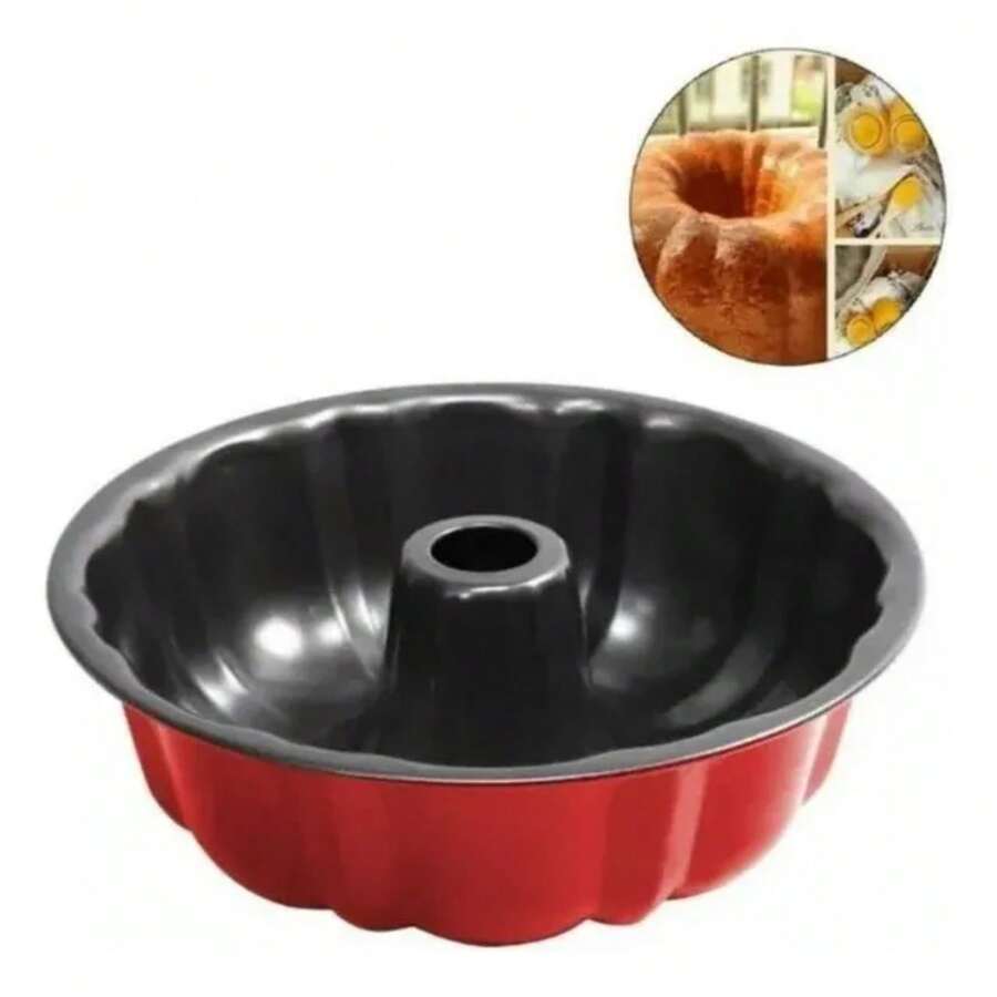 1 PIEZA Molde para Hornear Tartas Rosca Antiadherente Reposteria 26CM Coffee cups Vasos Tazas para cafe bonitas Matcha Vasos con tapa y popote Snack box Platos - Ver 1