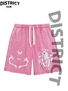 Dragonn Balll Z Performance Shorts Majin Buu - Pink - View 1