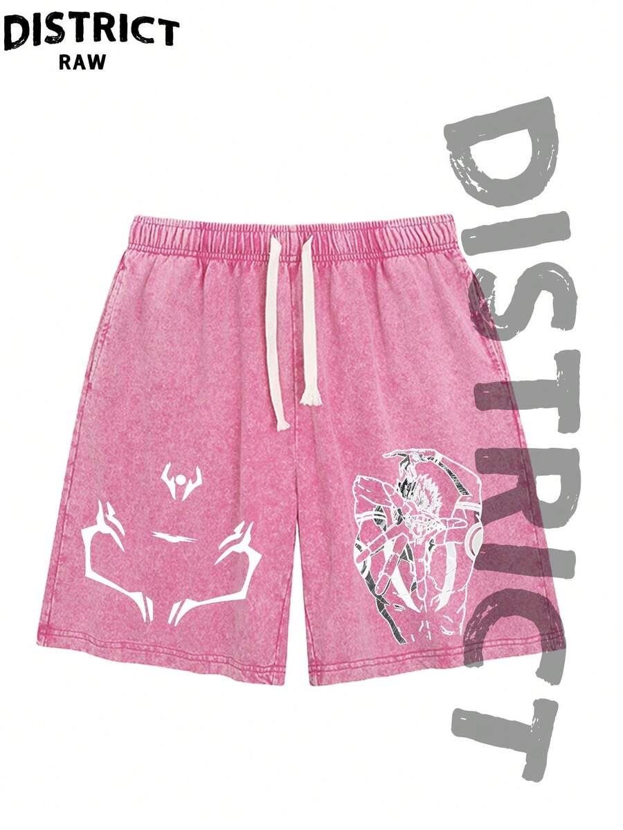 Dragonn Balll Z Performance Shorts Majin Buu - Pink - View 1