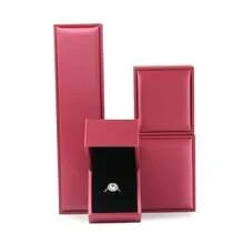 1pc Multi-Color Luxury PU Leather Jewelry Storage & Display Gift Box, Full Set Can Store Rings, Earrings, Studs, Necklaces, Bracelets, Bangles, Divided Into Long/Short Ring Box, Pendant Box, Bangle Box, Long Chain Box, Jewelry Store Counter Display, Proposal Gift, Jewelry Packaging & Storage Box, Velvet Lining Anti-Scratch & Wear-Resistant, Red / Champagne Gold / Grey Multi-Color Options - Red - View 6