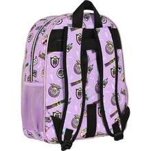 Safta Monster High 大型 Monster High Compact Evolution 兒童拉桿背包，帶可拆卸可清洗內襯，可透過拉鍊連接到拉桿箱，配有頂部提手和身份標籤，均碼 - 免費送貨 ✅ 西班牙大陸 24/48 小時送達 - 選項 2 - 查看 3