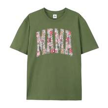 Boho Floral Mama T-Shirt, Mother's Day Gift,  Spring T-Shirt For Mom, Lovely Gift For Mom, Oversized T-Shirt For Women, Floral Mama T-Shirt - 綠色 - 查看 9