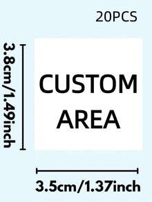 1/10/20/30/60pcs Custom Temporary Stickers, Suitable For Birthdays, Weekend BBQs, Cocktail Parties, Christmas & Holiday Parties, Favorite Single Party Temporary Tattoos, Fade-Resistant, Personalized Gift, Wedding - Multicolor - View 10
