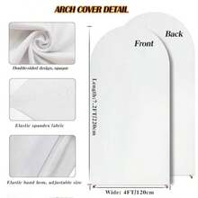 Arch Backdrop Stand - White - View 3