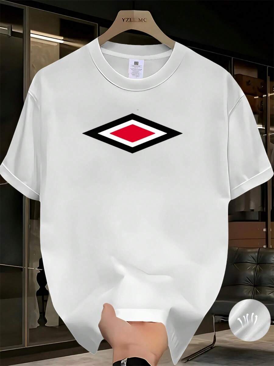 Vintage, Retro, Y2K - camiseta de algodón puro, deportiva y cómoda, camiseta casual para hombre, estilo creativo, unisex, camiseta deportiva, camiseta para hombre con estampado de letras - camiseta casual de manga corta y cuello redondo - Maternidad, Verano, Invierno - Blanco - Ver 1