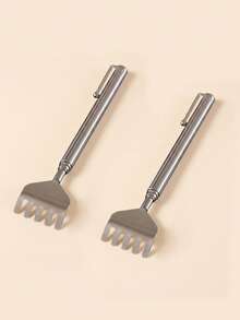 1 cái dụng cụ cạo Gua Sha chống ngứa điều chỉnh được, dụng cụ massage lưng thủ công cho người cao tuổi và trung niên - Bạc - Xem 9