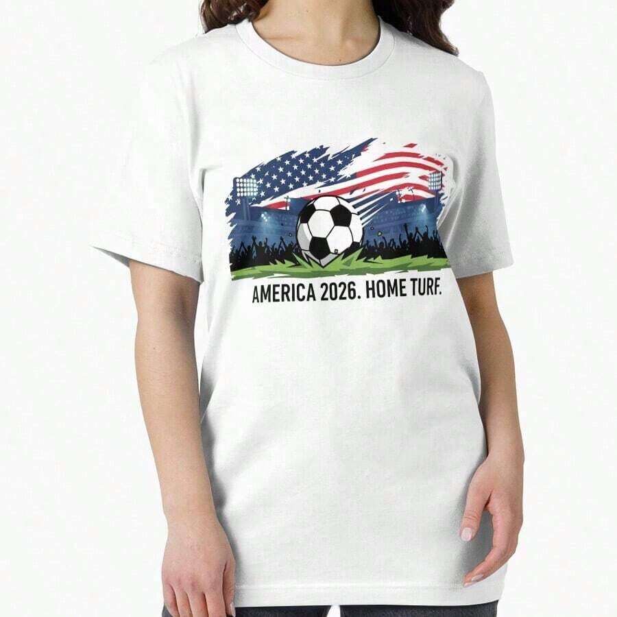 England Football Shirt ComfortColors_ Patriotic T-Shirt For World Football Fans_ Gift For Football Lovers _ Women's T-Shirts - 白色 6 - 查看 1