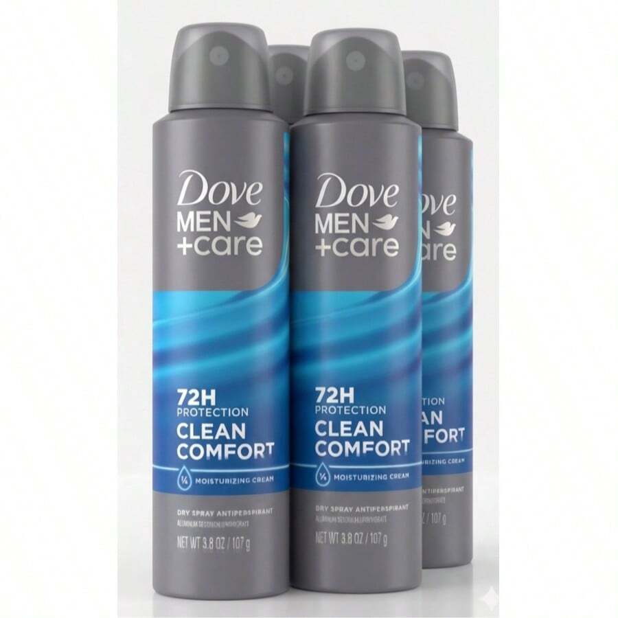 Dove Men+Care 72-Hour Dry Spray Antiperspirant & Deodorant Clean Comfort - 3.8oz - 3 件 - 查看 1