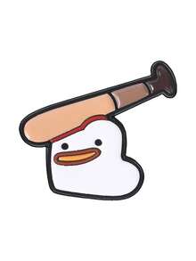 Duck With Baseball Bat Enamel Pin, Unique Collectible Accessory, Perfect Gift For Sports Fans, Durable & Stylish Design - Multicolor - View 10