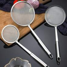 Brodark 100目不锈钢豆浆滤油器，小/中/大号可选，健康烹饪、煲汤、滤油、豆浆的必备工具 - 銀色 - 查看 11