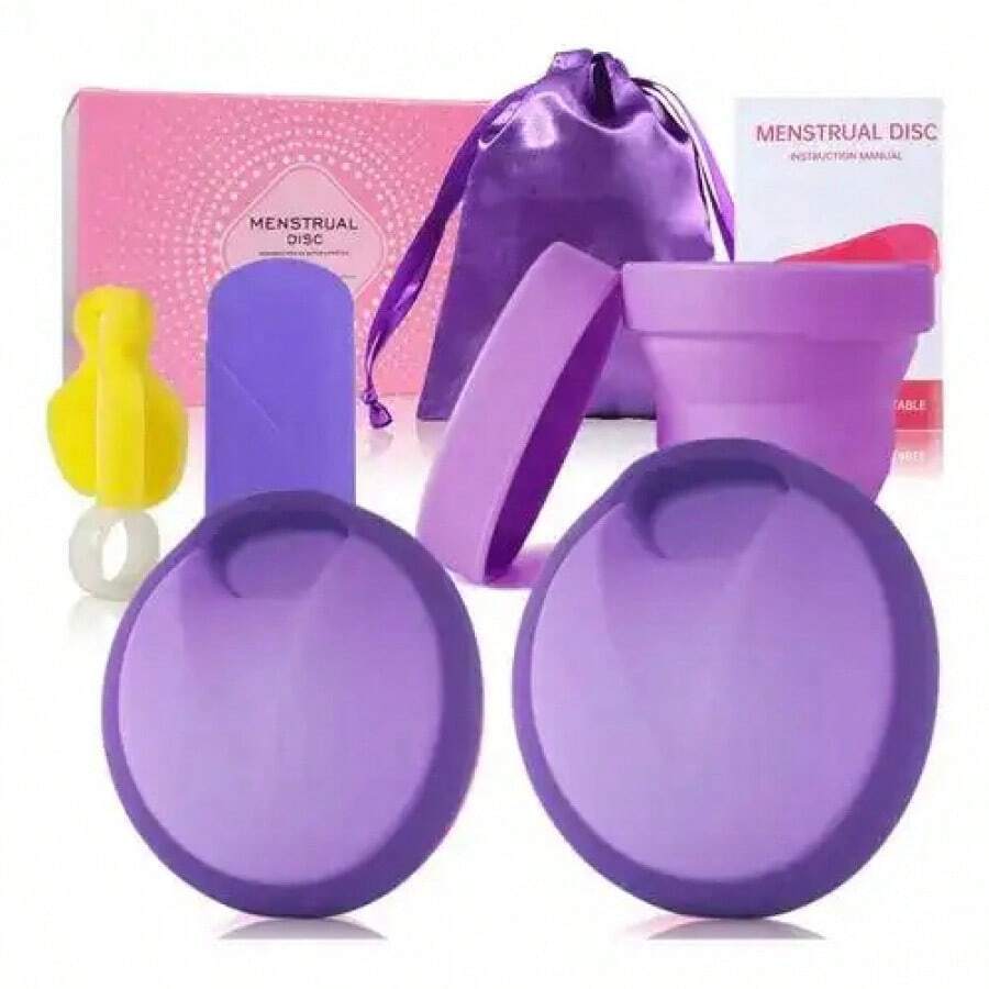 Reusable Silicone Laser Disc S 2 Pcs With Case - Two-piece set - View 1