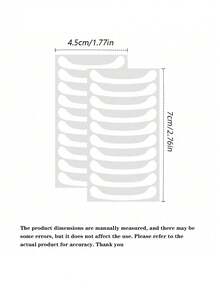 100/50/30/10pcs Invisible Nose Shaper Stickers, Suitable For Small & Narrow Nose, Delicate Transparent PE Material, Suitable For Makeup And Cosplay - Clear - View 9