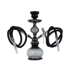 1pc Exquisite Round Barrel Shaped Water Pipe, High-End Double Tube Water Pipe, Exquisite Design | Beautiful And Atmospheric, Suitable For Party Use, Perfect Gift For Friends - one-size - View 11