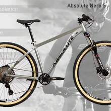 29" Absolute MTB Bike, 12-Speed, Hydraulic Brakes, Suspension Lockout, Matte Green Color, Frame Size 21 - Matte Gray - View 4