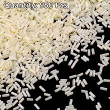 950-15000颗/袋彩色玻璃珠，适用于刺绣、DIY手工手链、项链、耳环和装饰品 - 長管狀珠子 - 查看 18