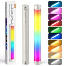 5000mAh 手持式磁吸 RGB 摄影灯棒 USB 充电式摄影灯 - 均碼 - 查看 2