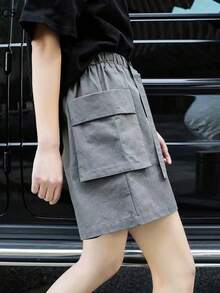 Women Shorts - Black - View 6