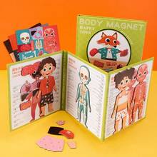 Children's Early Education Magnetic Book, Vegetable, Fruit, Animal, Transportation, Ocean Cognitive Puzzle Toys For Boys And Girls - Multicolor - View 13