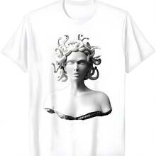 Medusa Mitología griega Camiseta - Blanco - Ver 1