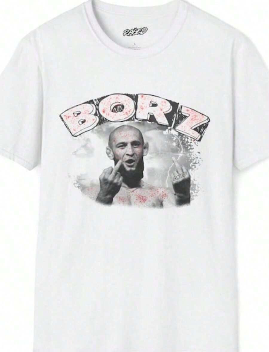 Round Neck T-Shirts With Cartoon Graphic Print Of Football Players, Non-Christmas Themed, Y2K Style, With Name And Text Printing, Short Sleeve, Casual Style, Standard Fit, Suitable For Autumn And Winter, Machine Washable, Soft, Ideal For Fan Meetings And Casual Wear, Women's T-Shirts. - 白色 9 - 查看 1