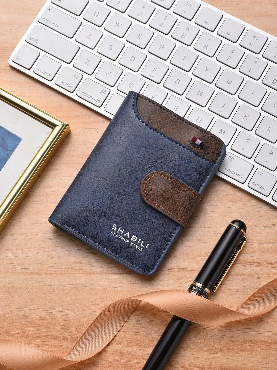 Neuer Retro Minimalistische Kartenhalter, Herren Großraum Multi-Kartenfächer Premium kompakte Bank- und Führerscheintasche