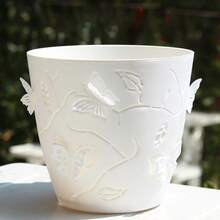 1pc Double-Layer Butterfly Pattern Planter, Multi-Color Insect Design With Drainage Hole, Plastic Succulent Pot Suitable For Succulents, Cacti And Crafts, Great For Windowsill Planting, Wedding Favors And Spring Garden Parties, Handmade, Suitable For Indoor And Outdoor Decor, Gardening Gift, Home Decoration - A - View 12