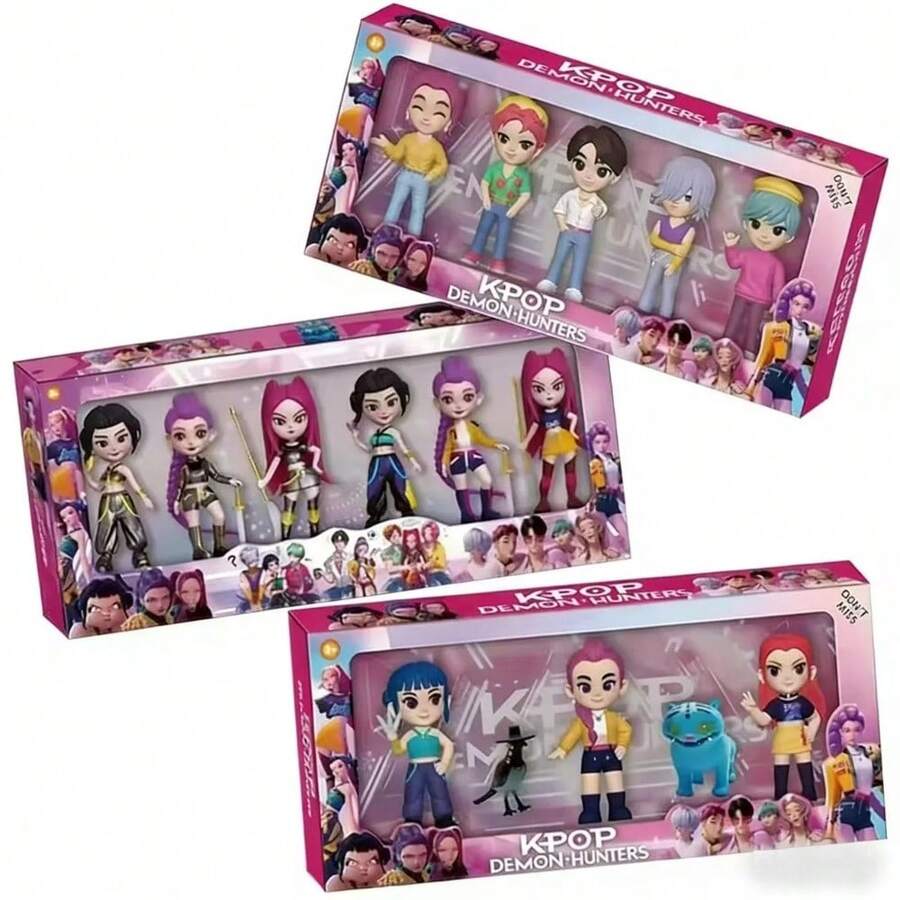 DOBBLE Đồ trang trí để bàn hình nhân vật Rumi Zoe Mira trong anime, làm từ nhựa polyvinyl clorua, quà tặng năm mới. - K - Xem 1